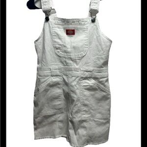 Dickies white womens overall dress